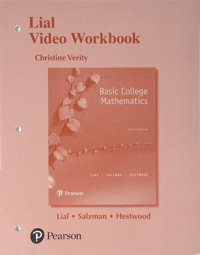 Lial video workbook - lial, basic