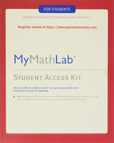 Mymathlab student access kit - mymathlab:,