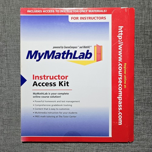 Pearson mymathlab instructor - pearson,