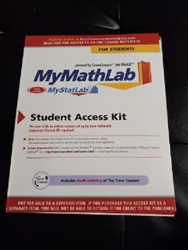 Mymathlab student access kit - access,